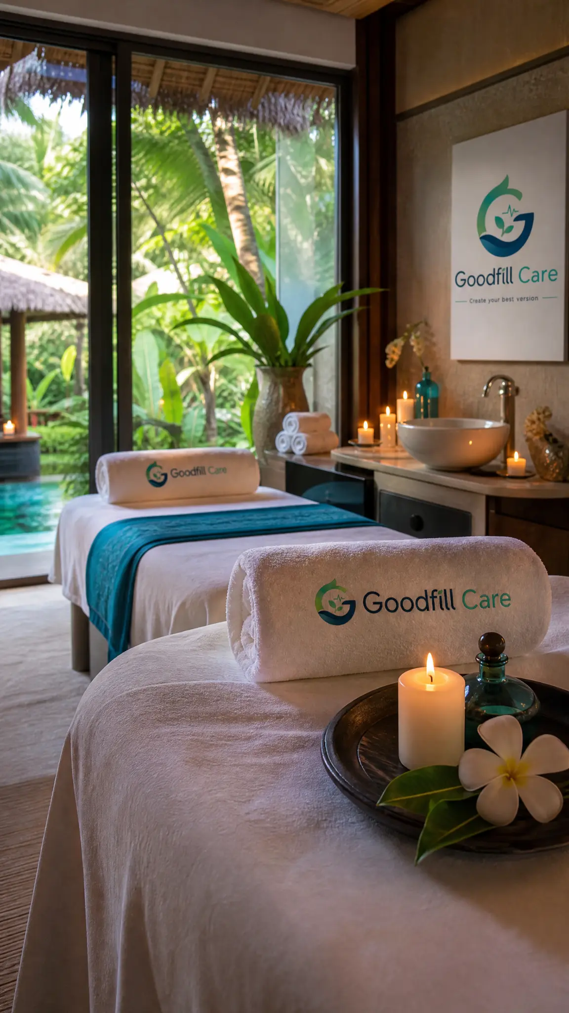 ห้องทรีตเมนต์สปา Goodfill Care ท่ามกลางธรรมชาติ